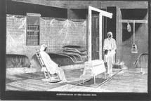 SA0713 - Illustration of a bedroom used by Shaker men.